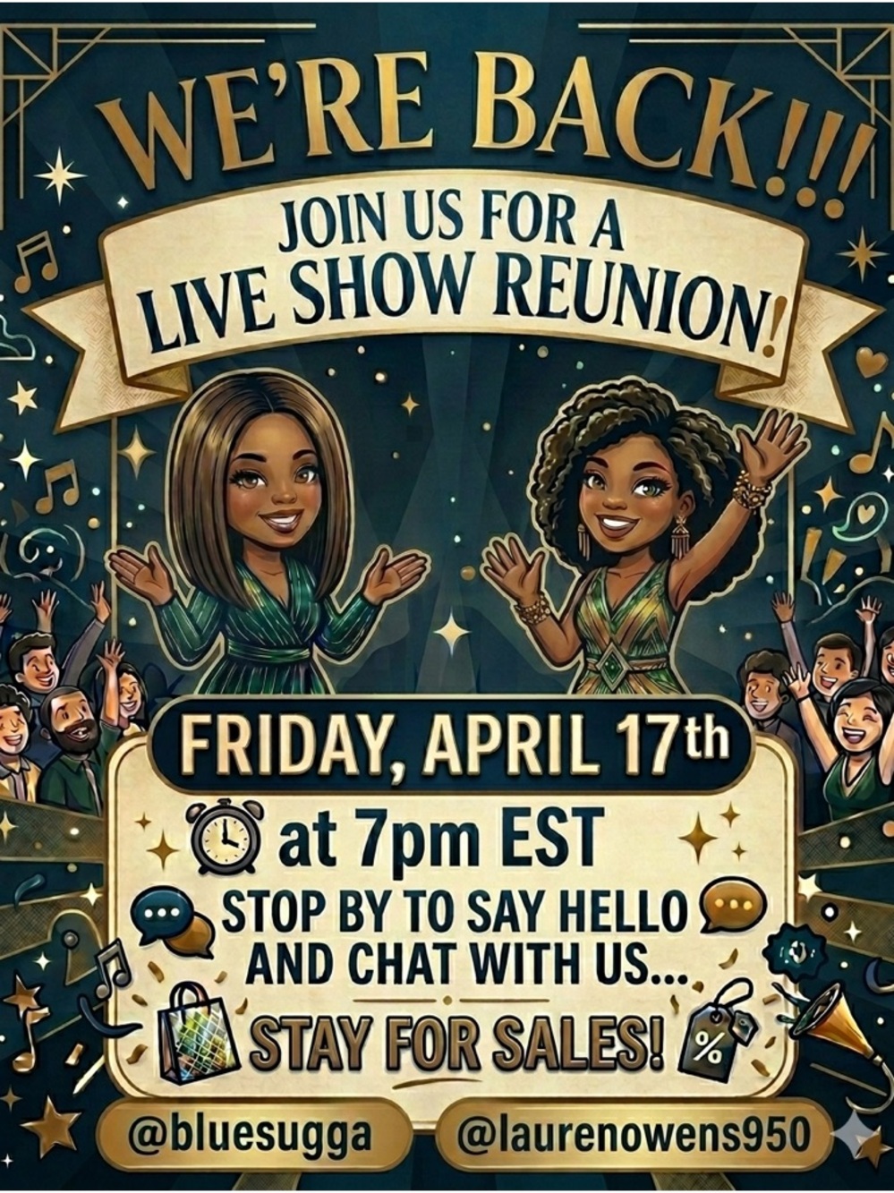 Live Show Reunion, Bags, XL, Plus,